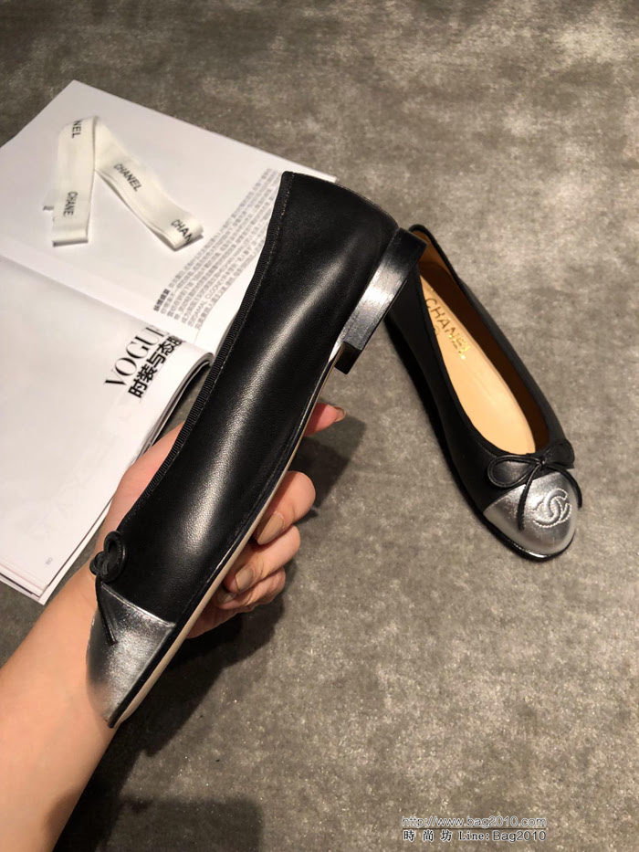 CHANEL香奈兒 經典款 羊皮鞋面 義大利進口真皮大底 內裏綿羊皮 芭蕾舞鞋 百搭時尚單品 明星網紅同款 女款平底單鞋  dsX1841